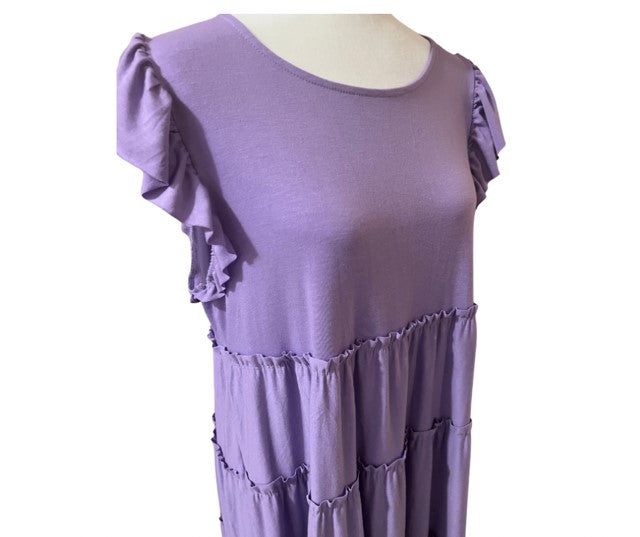 Midi Dress in Lilac