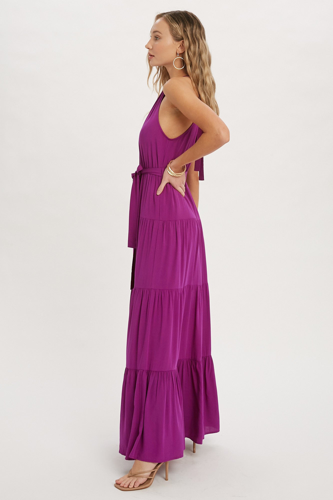 Tiered Maxi Dress in Orchid