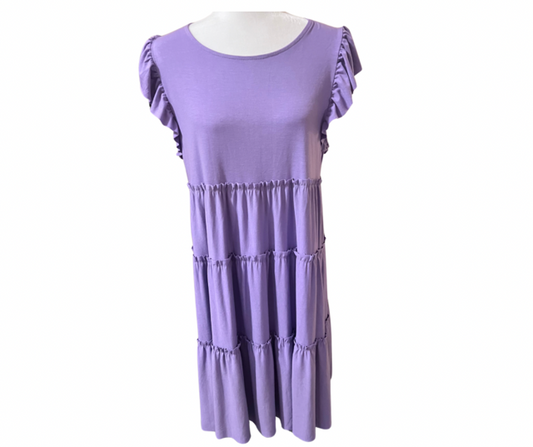 Midi Dress in Lilac