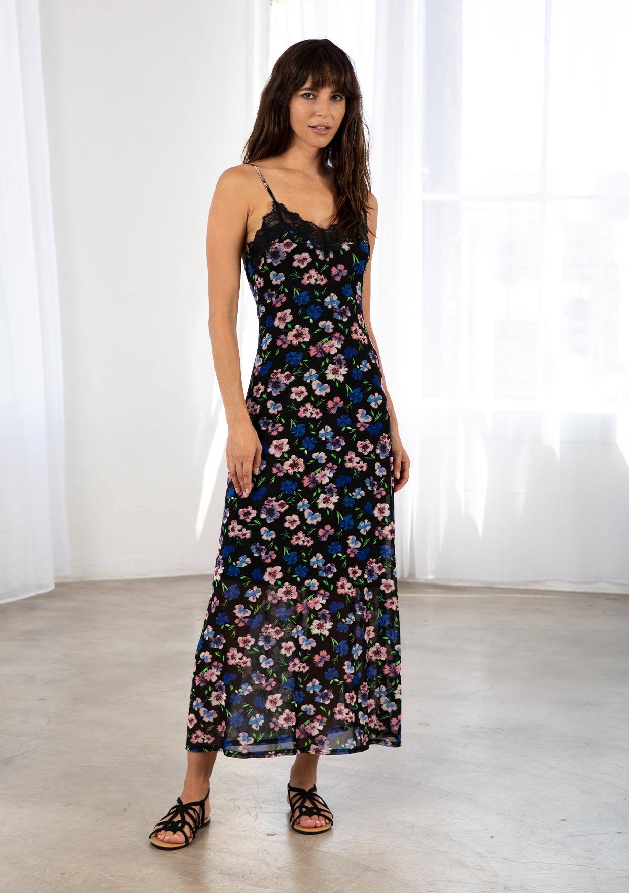 Floral Slip Maxi Dress
