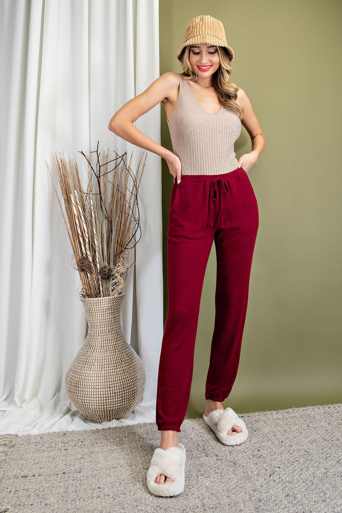 Lounge Pants in Wine – Shopover Fashion Boutique