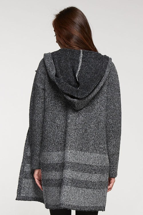 Hooded Coatigan Sweater