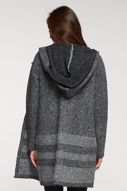 Hooded Coatigan Sweater