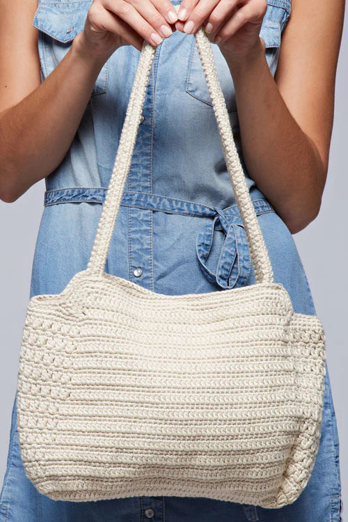 Crochet Handbag in Natural