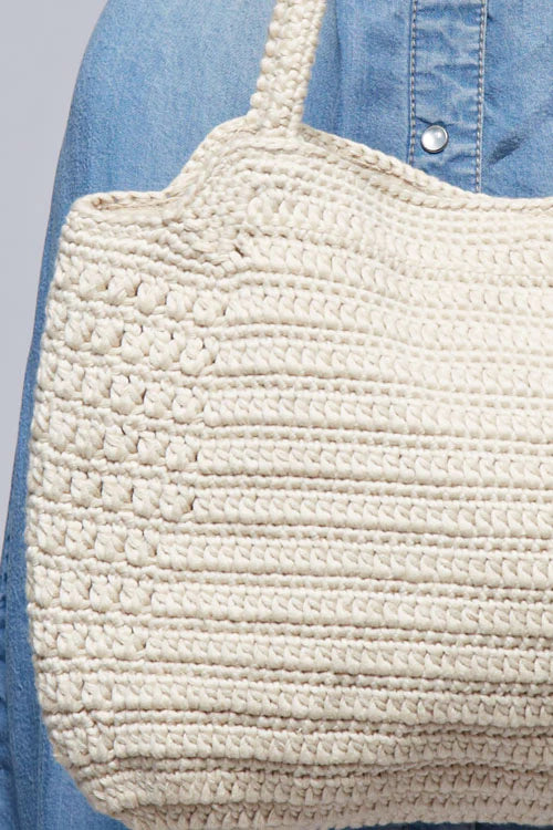 Crochet Handbag in Natural