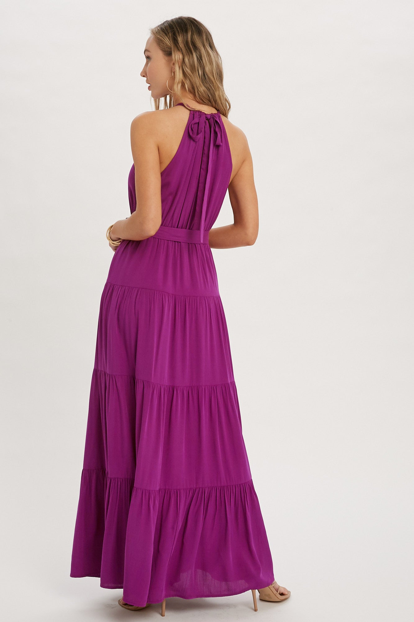 Tiered Maxi Dress in Orchid