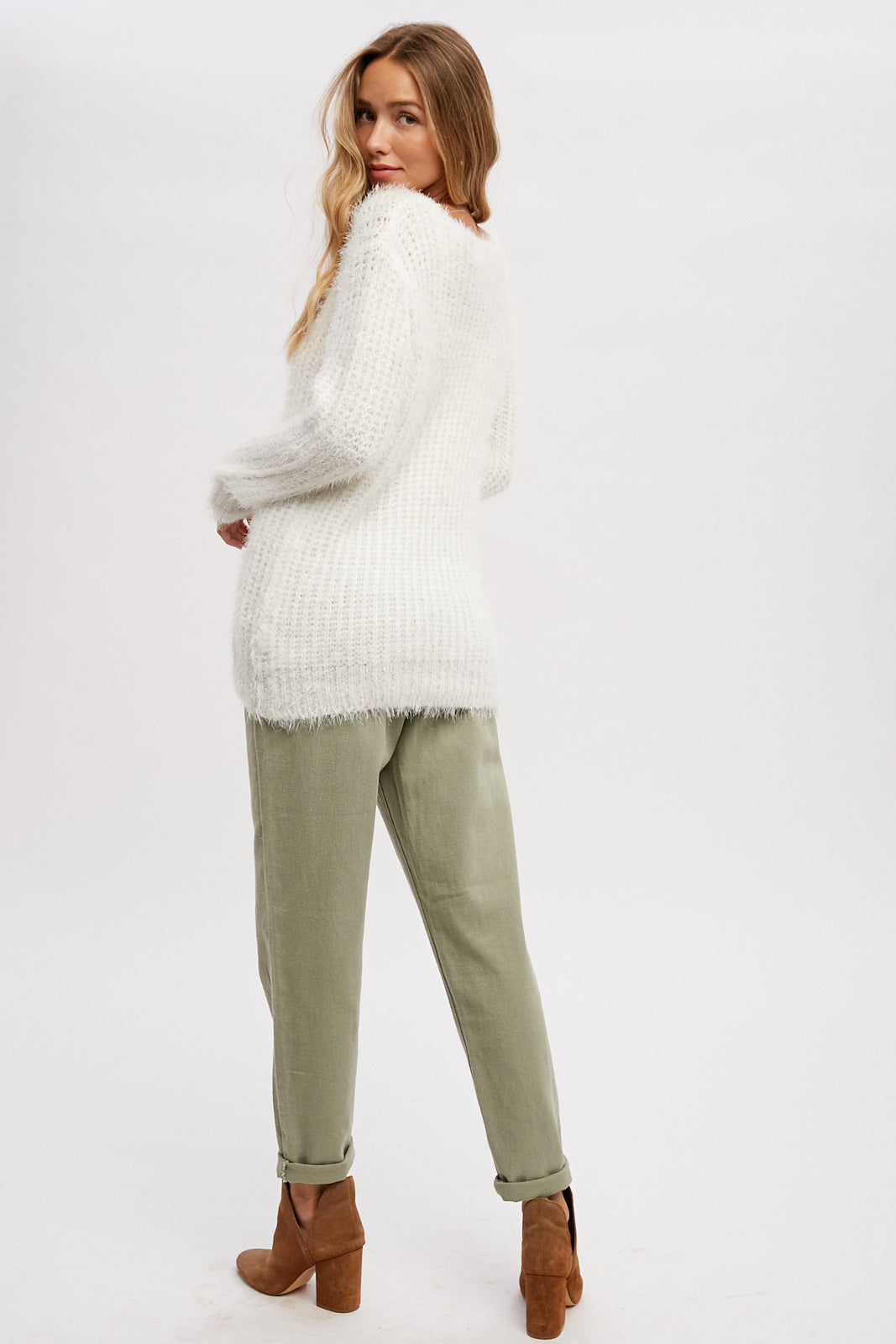 Ivory Fuzzy Sweater